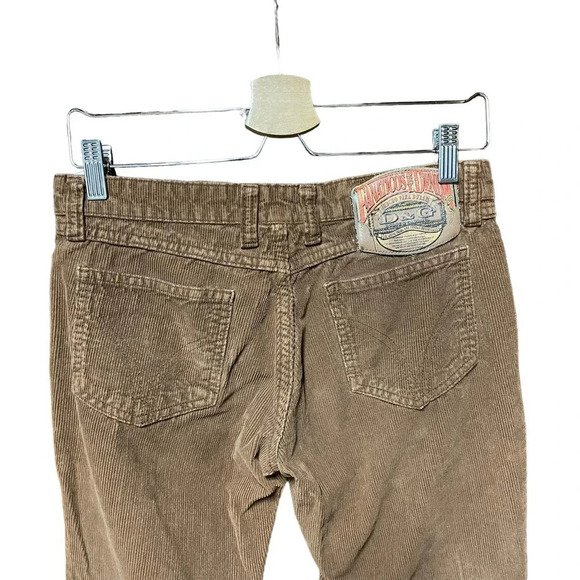 Dolce & Gabbana Lovely Corduroy‎ Brown Straight Y2K Pants Size 40 / 26 - Picture 7 of 11